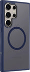 SM-S928B Galaxy S24 Ultra Hoesje - Tactical MagForce Hyperstealth - Geschikt voor magsafe Diep blauw