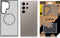 SM-S928B Galaxy S24 Ultra Hoesje - Tactical MagForce Hyperstealth - Geschikt voor magsafe Licht grijs