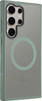 SM-S928B Galaxy S24 Ultra Hoesje - Tactical MagForce Hyperstealth - Geschikt voor magsafe Bos groen