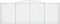 vidaXL - Schanskorf - gewelfd - 400x50x140/160 - cm - gegalvaniseerd - ijzer