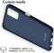 iMoshion Hoesje Geschikt voor Samsung Galaxy A03s Hoesje Siliconen - iMoshion Color Backcover - Donkerblauw