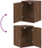 vidaXL - Garagewandkast - bewerkt - hout - bruin - eiken