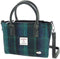 Schoudertas Cassley Blauw met Turquoise - Klassiek - Harris Tweed - Glen Appin of Scotland