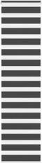 vidaXL - Zebra - rolgordijn - 65x230 - cm - stofbreedte - 60,9 - cm - zwart