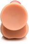 JOCK - Real Skin Dildo met Ballen - 21 cm & Lichtkleurig