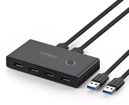 Ugreen 2 In 4 Out - USB 3.0 Sharing Switch Box - Deel 4 USB-apparaten tussen 2 computers