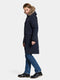 Didriksons ERIKA WNS PARKA - Dames Outdoorjas - Wind- en waterdicht - Dark Night Blue