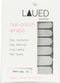 LAUED Nagelstickers - Nail Wraps - 16 Extreem Dunne Nagellak Stickers - Manicure Nail Art Folie - Silver Lady