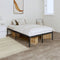vidaXL - Bedframe - metaal - zwart - 120x190 - cm