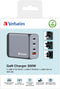 Verbatim GNC-200 - GaN Oplader - 4 Poorten 200W USB A/C - Power Delivery 3.0, Quick Charge 3.0