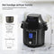 Saaf Multicooker - 5.8L - Airfryer Slowcooker Rijstkoker Stomer Snelkookpan - Zwart