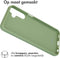 imoshion Hoesje Geschikt voor Samsung Galaxy A25 (5G) Hoesje Siliconen - imoshion Color Backcover - groen