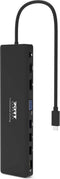 Port Designs 901906-W - USB-C Triple Screen Travel Docking Station - 11 aansluitingen - tot 4K
