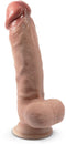 SILEXD - Real Skin - Realistische Dildo met Testikels - 20 cm - Lichte Huidskleur
