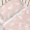 Happy Friday Sheet set 2 pieces Clouds pink 120x180 cm (Cot bed) Pink
