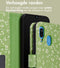 imoshion Hoesje Geschikt voor Samsung Galaxy A40 Hoesje Met Pasjeshouder - imoshion Design Bookcase smartphone - Groen / Green Flowers