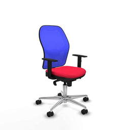 Piqueras y Crespo 1D086N0 - Bureaustoel - Verstelbare hoogte met armleuning - Rood
