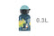 Small Dino 0.3 L middle-dark-blue
