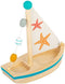 Small Foot - Badspeelgoed Houten Zeilboot Zeester
