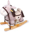 Small Foot Company - Houten Hobbelpaard - Sheriff - Wit/bruin