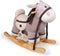 Small Foot Company - Houten Hobbelpaard - Sheriff - Wit/bruin
