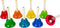 Small Foot - Gekleurde Handbellen, Set van 8