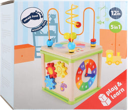 Small Foot - Houten Activiteiten Motoriek Spiraal 5in1