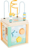 Small Foot - Houten Activiteitenkubus en Motoriekspiraal Pastel