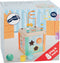 Small Foot - Houten Activiteitenkubus en Motoriekspiraal Pastel