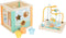 Small Foot - Houten Activiteitenkubus en Motoriekspiraal Pastel