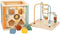 Small Foot - Houten Activiteitenkubus en Motoriekspiraal Safari