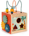 Small Foot - Houten Activiteitenkubus Motoriekspiraal Dino