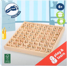Small Foot - Houten Bord Rekenen Vermenigvuldigen