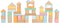 Small Foot - Houten Bouwblokken Pastel, 50dlg.