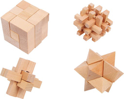 Small Foot - Houten Breinpuzzels, Set van 4
