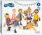 Small Foot - Houten Buigzame Poppenfamilie met Baby, 8st.