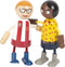 Small Foot - Houten Buigzame Poppenfamilie met Baby, 8st.