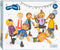 Small Foot - Houten Buigzame Poppenfamilie met Baby, 8st.