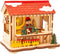 Small Foot - Houten Decoratie Kerstmarkt met Lampjes, Set van 3