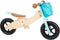 Small Foot - Houten Driewieler en Loopfiets 2in1 Maxi Turquoise