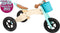 Small Foot - Houten Driewieler en Loopfiets 2in1 Maxi Turquoise