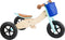 Small Foot - Houten Driewieler en Loopfiets 2in1 Maxi Turquoise