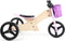 Small Foot - Houten Driewieler en Loopfiets 2in1 Roze
