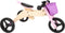 Small Foot - Houten Driewieler en Loopfiets 2in1 Roze