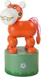 Small Foot - Houten Drukfiguur Wilde Dieren, Set van 6