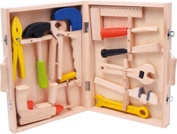 Small Foot - Houten Gereedschapkoffer, 13dlg.