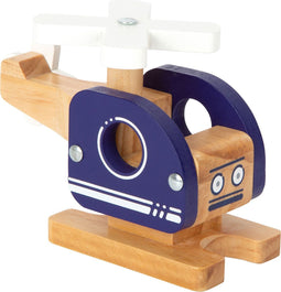 Small Foot - Houten Helikopter Blauw