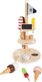 Small Foot - Houten Ijsjes met Houder, 15dlg.
