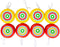 Small Foot - Houten Jojo Geel en Rood, Set van 8