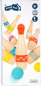 Small Foot - Houten Kegelspel met Zigzag Patroon, 11dlg.